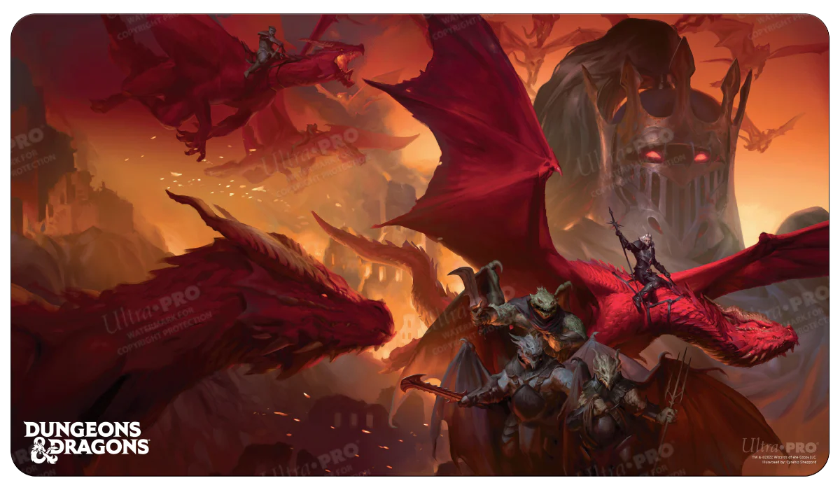 Ultra Pro: Cover Series Dragonlance Shadow of the Dragon Queen Standard Gaming Playmat for Dungeons & Dragons