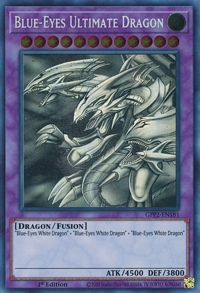 Blue-Eyes Ultimate Dragon (Ghost Rare) - Ghosts From the Past: The 2nd Haunting (GFP2)