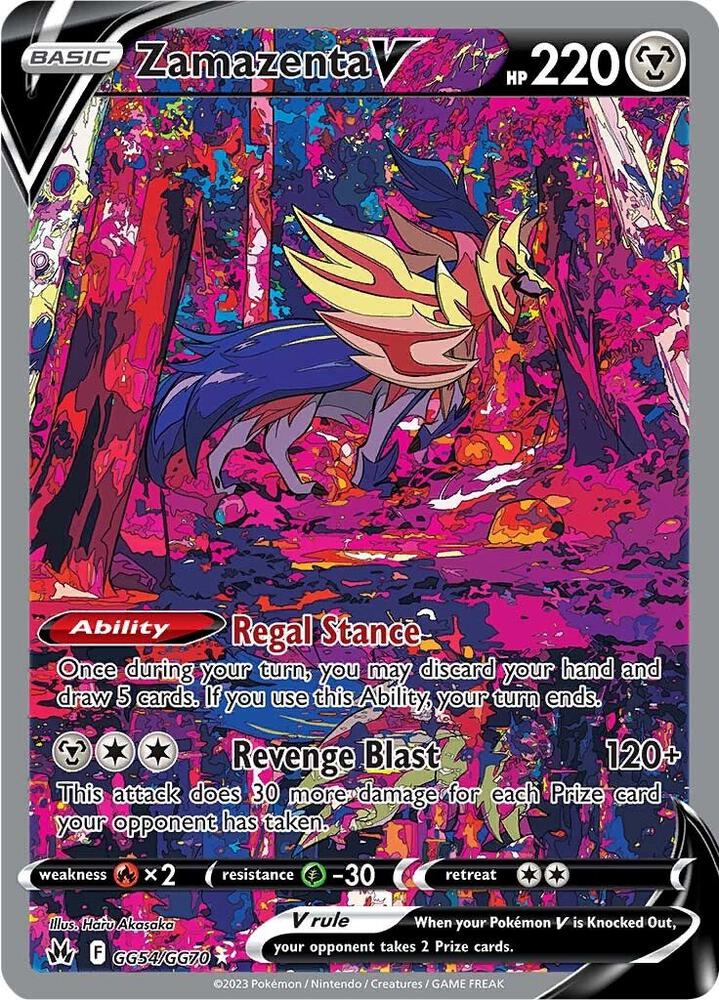Zamazenta V - SWSH: Crown Zenith: Galarian Gallery (CRZ:GG)