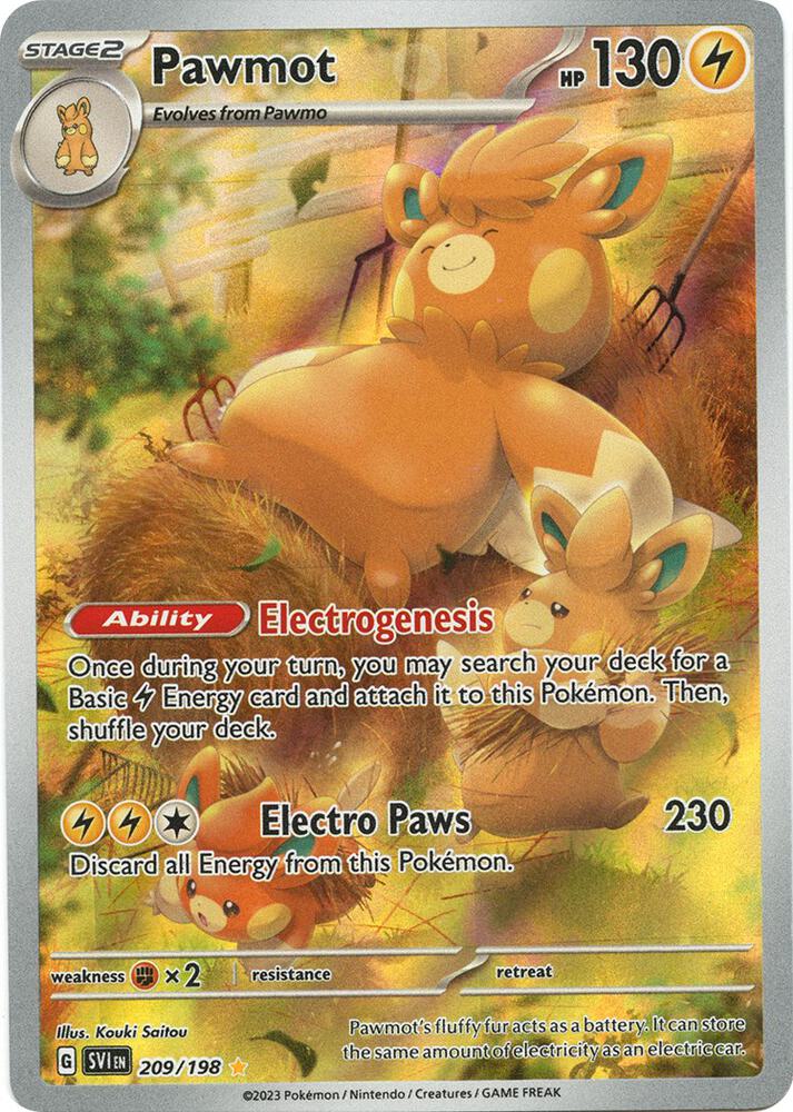 Pawmot - 209/198 - SV01: Scarlet & Violet Base Set (SVI)