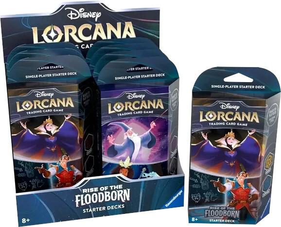 Lorcana: Set 2 – Rise of the Floodborn Starter Display – Inglés