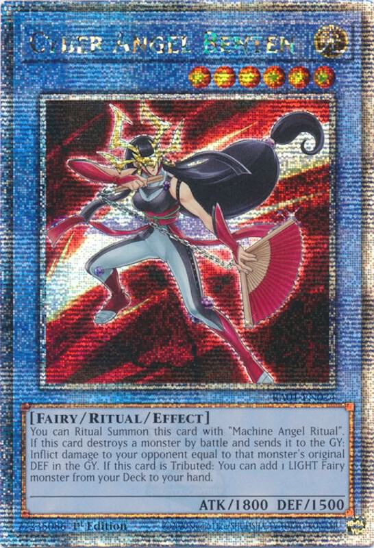Cyber Angel Benten (Quarter Century Secret Rare) - 25th Anniversary Rarity Collection (RA01)