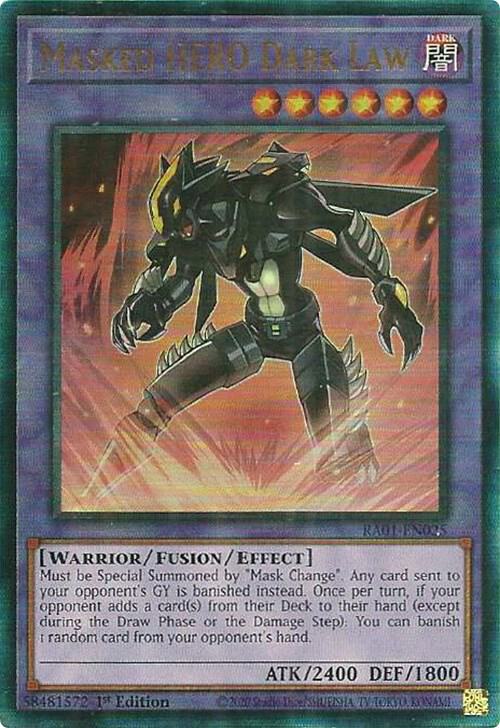 Masked HERO Dark Law (PUR) - 25th Anniversary Rarity Collection (RA01)