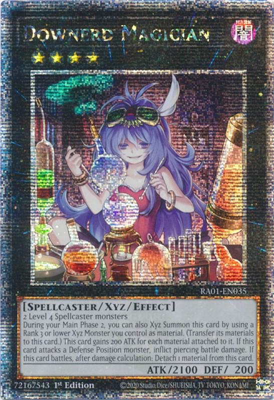 Downerd Magician (Quarter Century Secret Rare) - 25th Anniversary Rarity Collection (RA01)