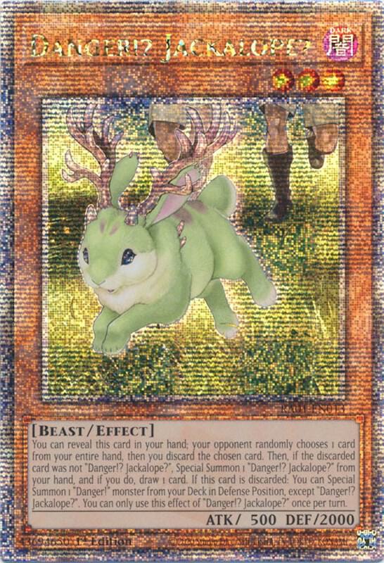 Danger!? Jackalope? (Quarter Century Secret Rare) - 25th Anniversary Rarity Collection (RA01)