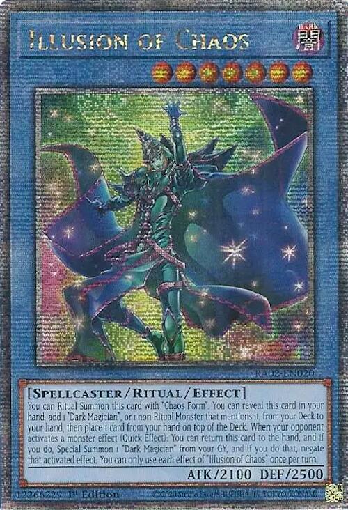 Illusion of Chaos (Quarter Century Secret Rare) - 25th Anniversary Rarity Collection II (RA02) (ESPAÑOL)