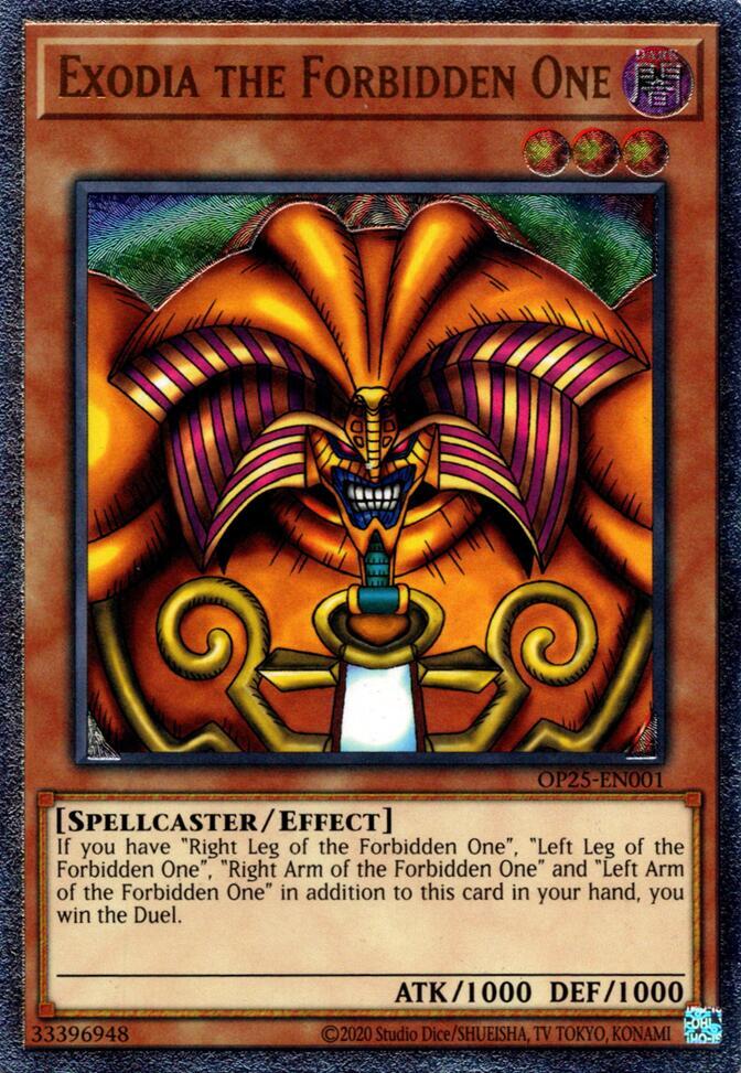 Exodia the Forbidden One (UTR) - OTS Tournament Pack 25 (OP25)