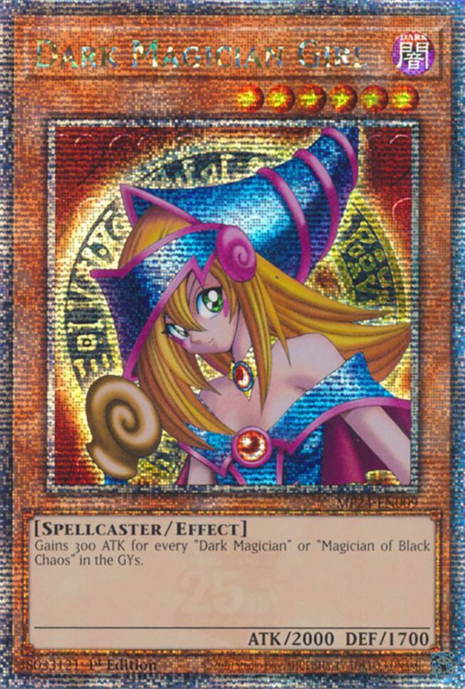 Dark Magician Girl (Quarter Century Secret Rare) - 25th Anniversary Tin: Dueling Mirrors (MP24)