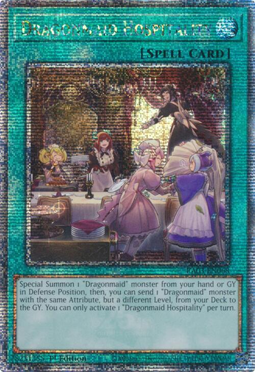 Dragonmaid Hospitality (Quarter Century Secret Rare) - Quarter Century Bonanza (RA03)
