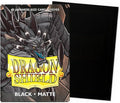 🛡️ Dragon Shield Dual Matte Sleeves - Japanese Size Black