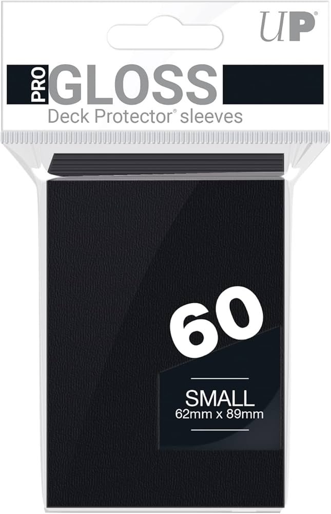 Ultra Pro: Small Sleeves - Black 60ct