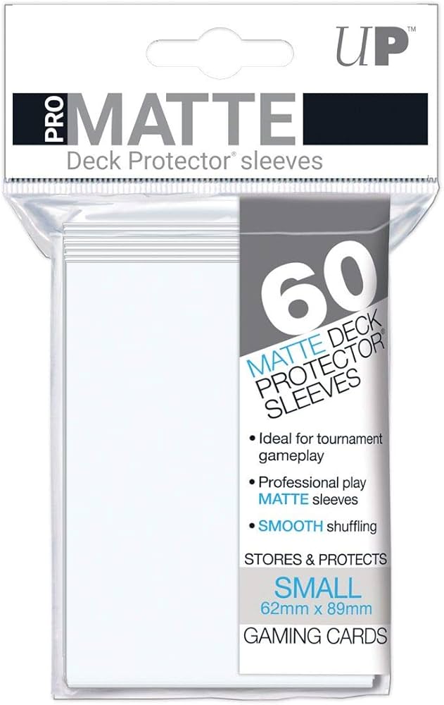 15x Ultra Pro: Small Sleeves - White 60ct
