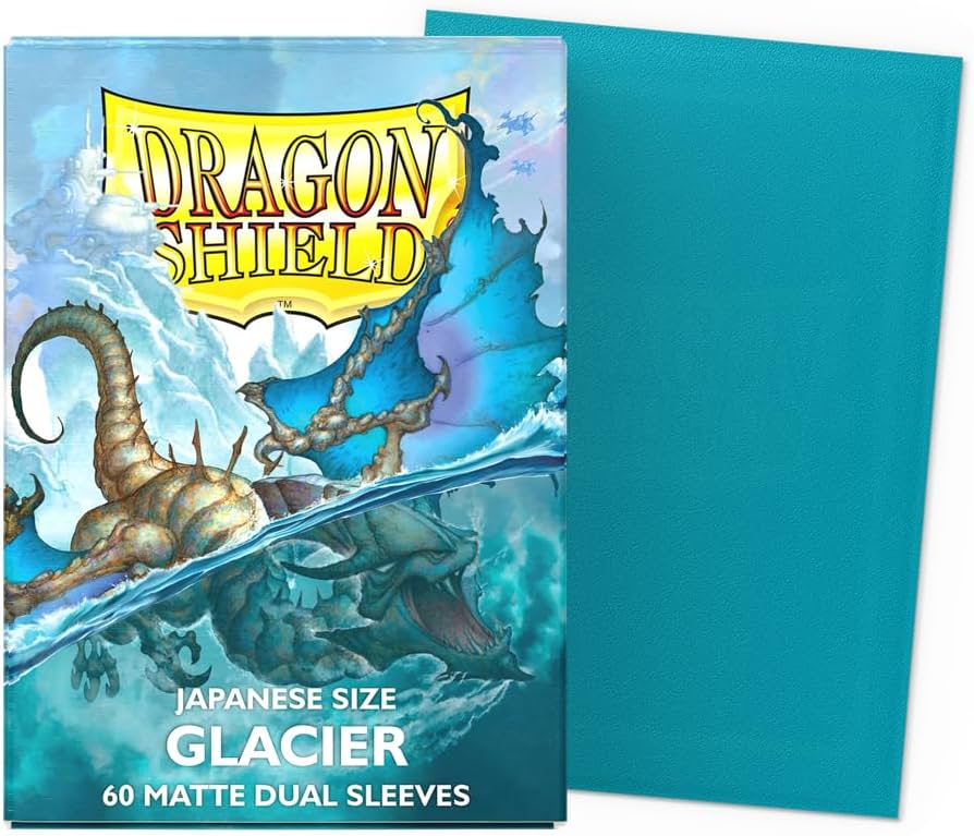 10x Dragon Shield Dual Matte Sleeves - Japanese Size Glacier