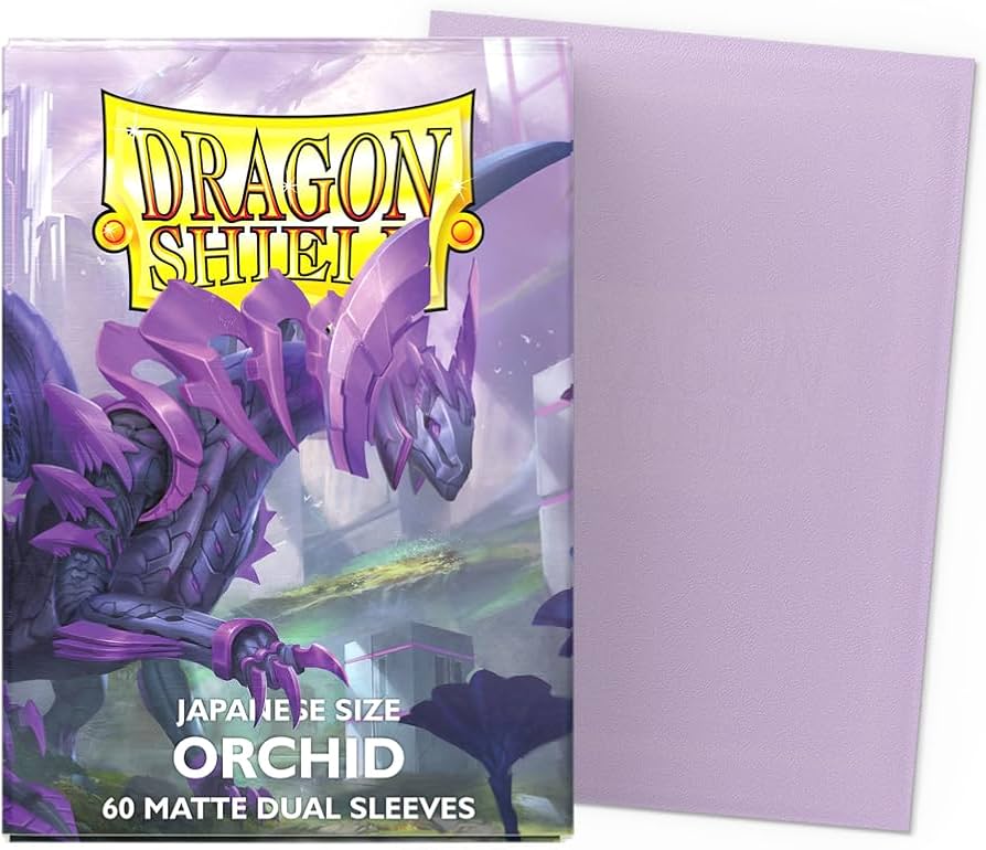 10x Dragon Shield Dual Matte Sleeves - Japanese Size Orchid