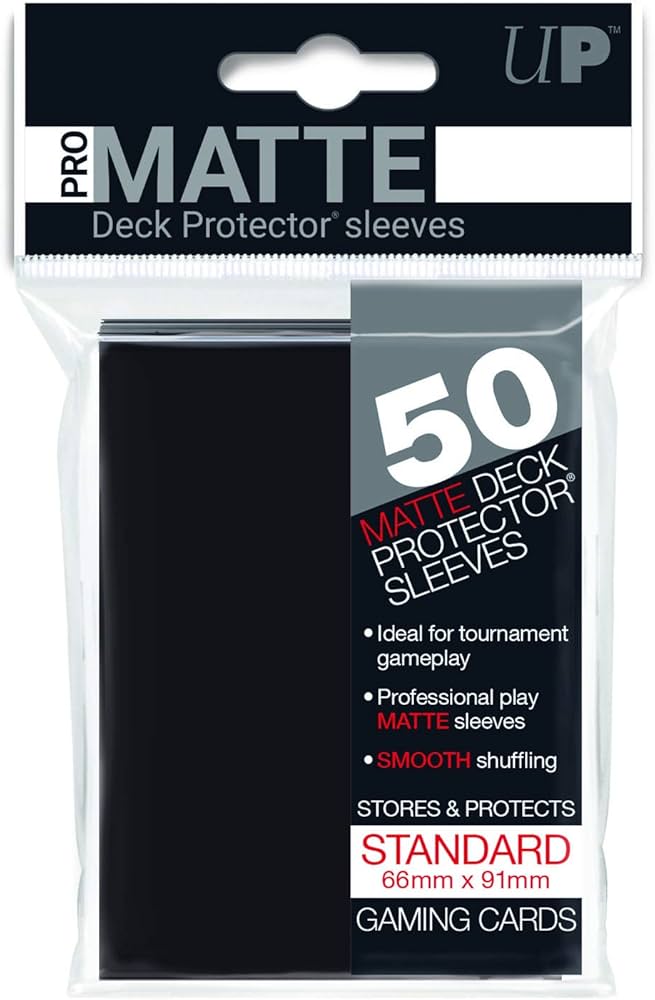 Ultra Pro: Standard Sleeves - Black 50ct