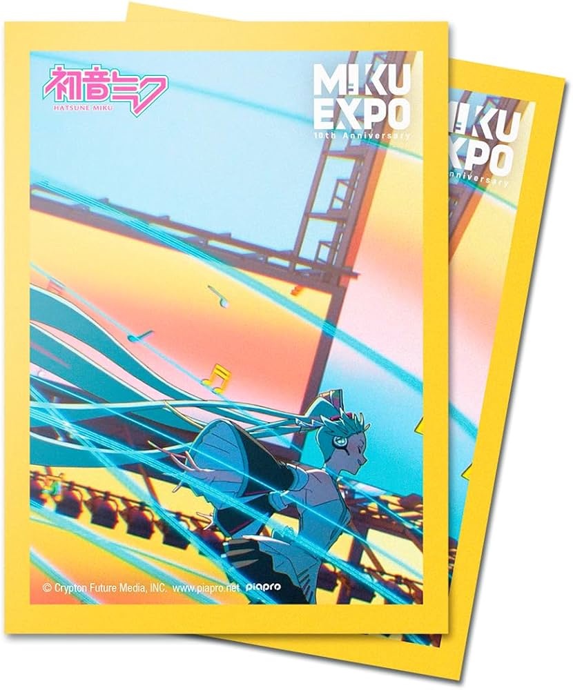 Ultra Pro: 10th Anniversary  - Stream 100ct Deck Protector Sleeves for Hatsune Miku - Stream