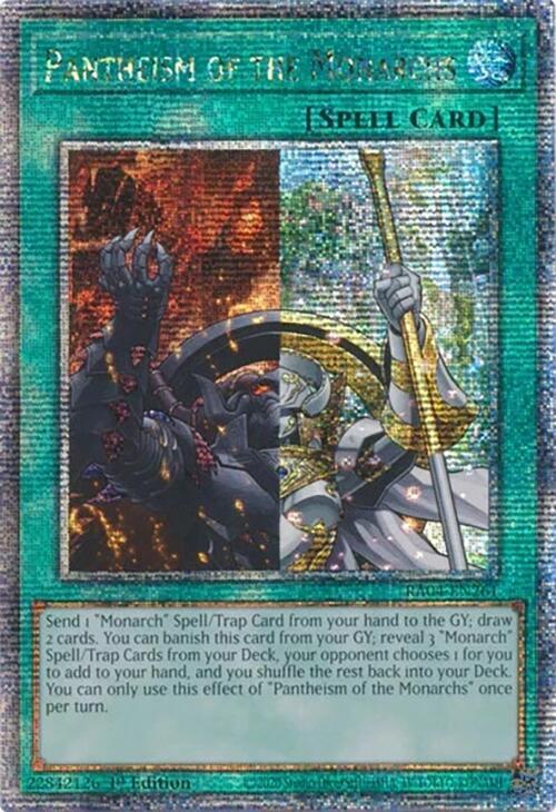 Pantheism of the Monarchs (Quarter Century Secret Rare) - Quarter Century Stampede (RA04) (ESPAÑOL)