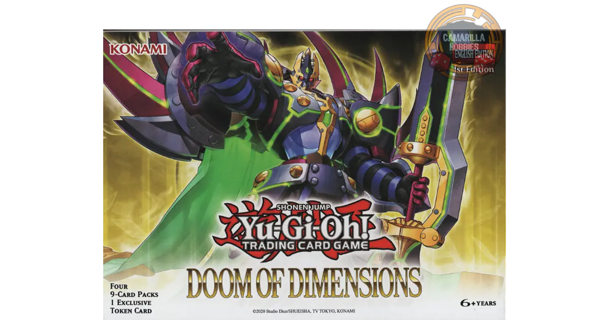 Yu-Gi-Oh! Doom of Dimensions Token Box CASE