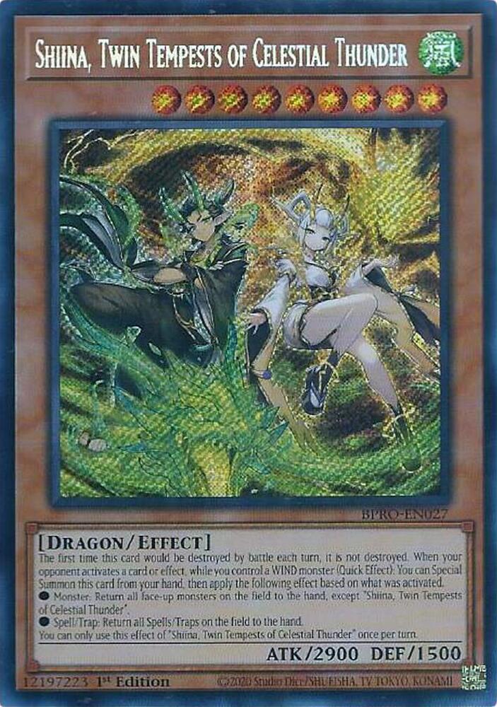 Shiina, Twin Tempests of Celestial Thunder - Burst Protocol (BPRO) (Español)