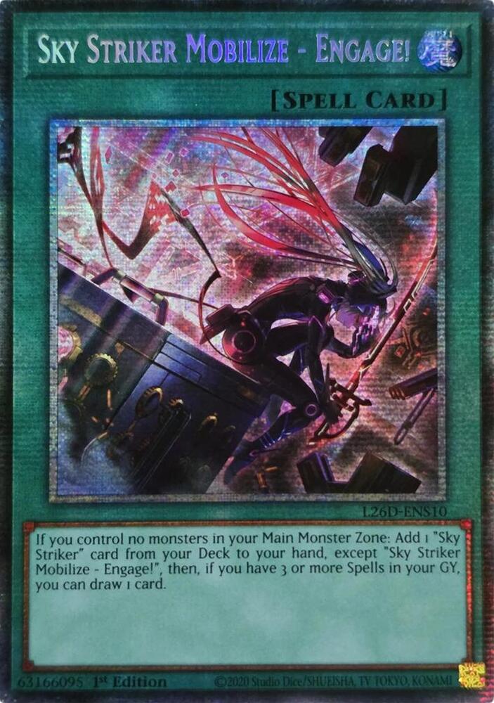 Sky Striker Mobilize - Engage! (Alternate Art) (Starlight Rare) - Legendary Modern Decks 2026 (L26D)