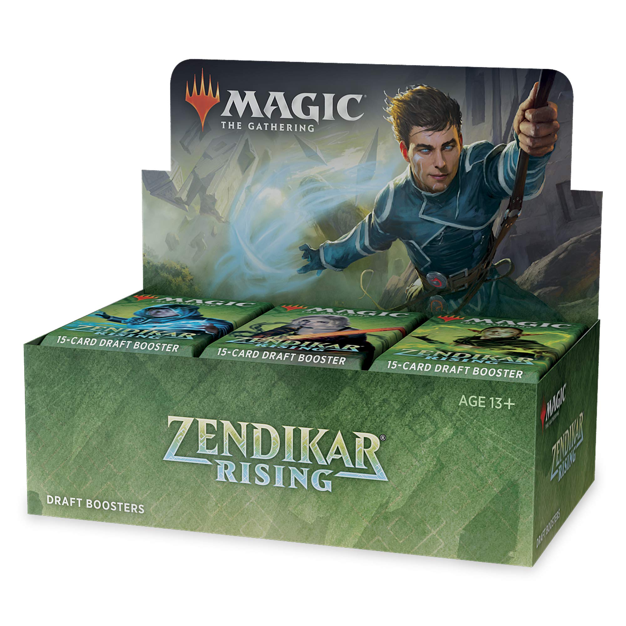 Magic the Gathering: Zendikar Rising Draft Booster DISPLAY - ESPAÑOL
