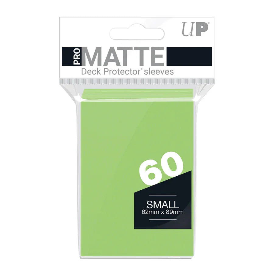 15x Ultra Pro: Small Sleeves - PRO-Matte Lime Green 60ct