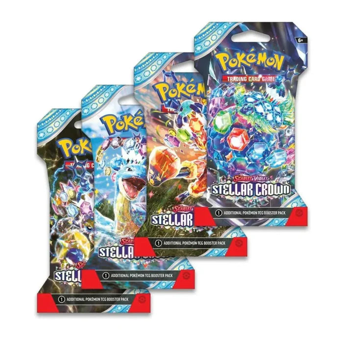 Pokémon TCG: Scarlet & Violet 07 - Stellar Crown Sleeved Booster - ESPAÑOL