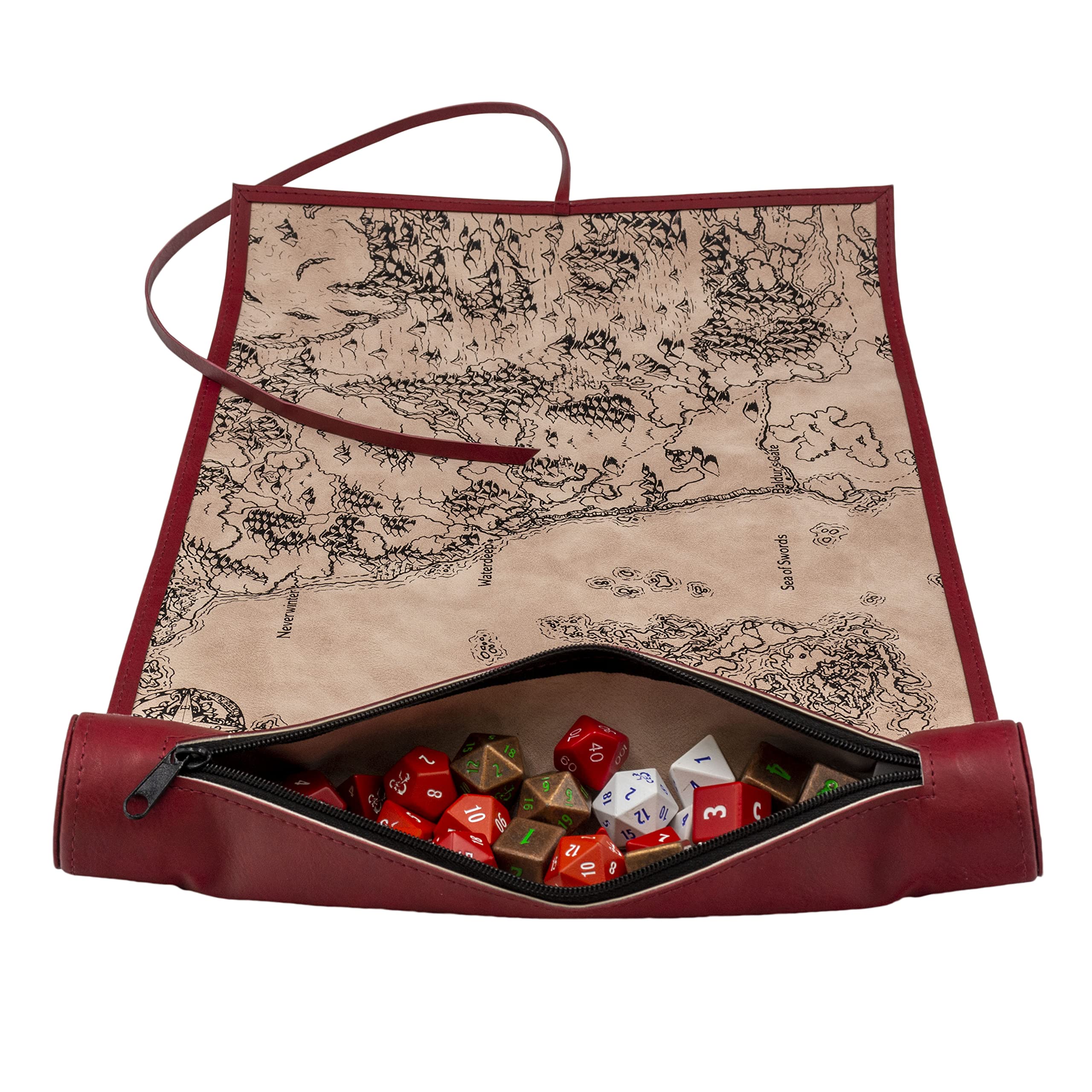 Ultra Pro: Dice Scroll Map - Sword Coast for Dungeons and Dragons