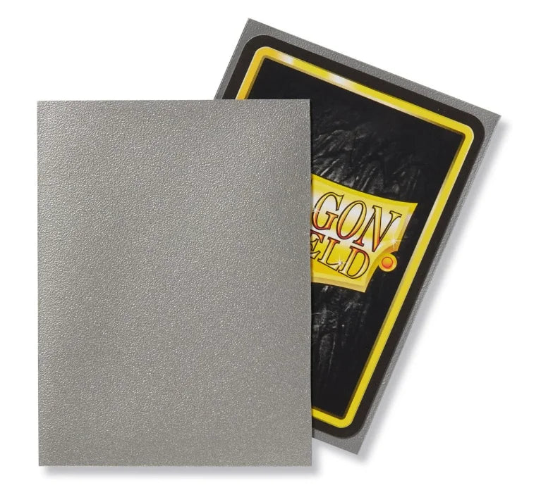 Dragonshield: 100ct Matte Sleeves - Standard Size  Silver