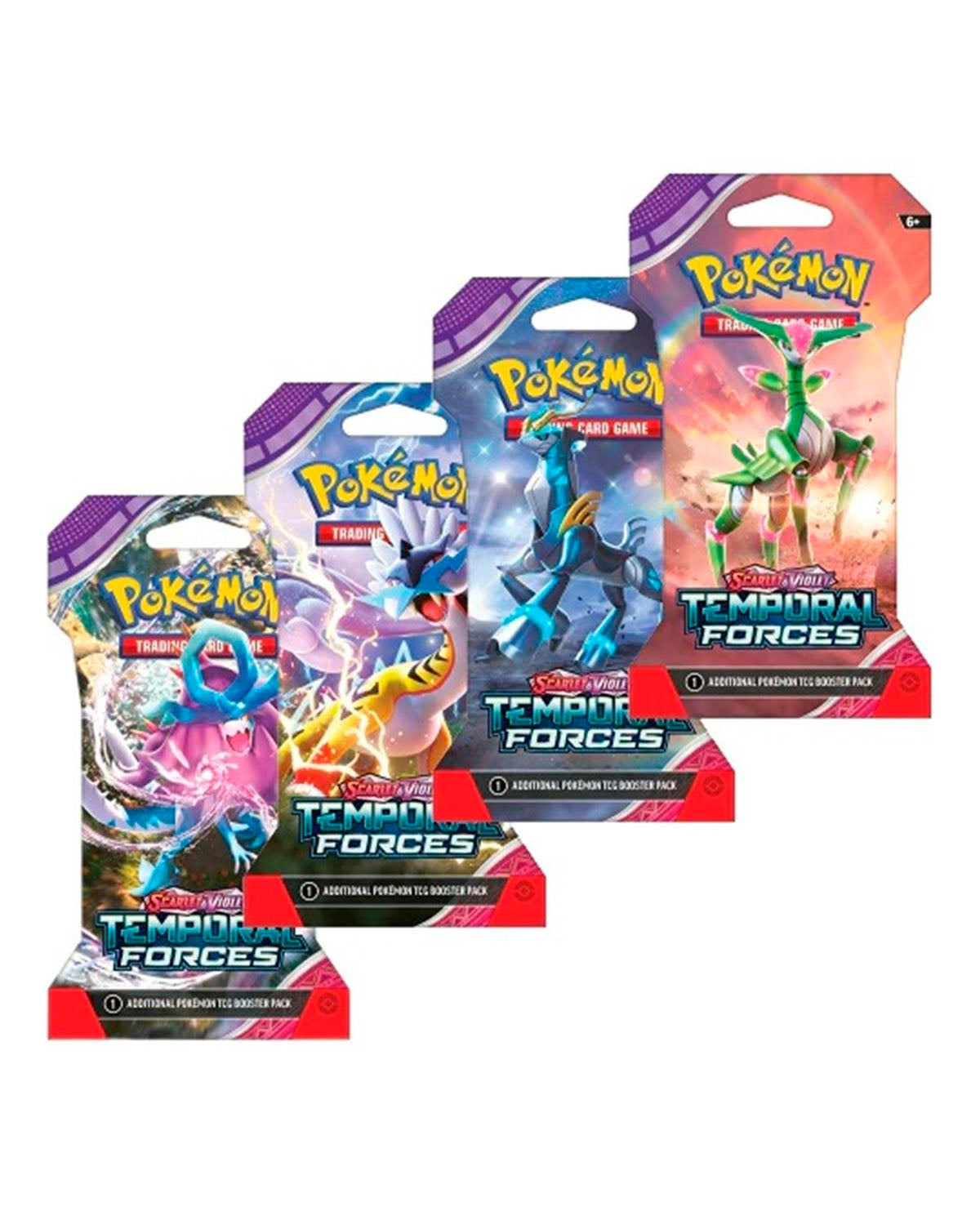Pokémon TCG: Scarlet & Violet 05 - Temporal Forces Sleeved Booster - ESPAÑOL