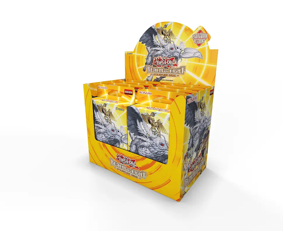 Yu-Gi-Oh! Realm of Light Structure Deck Display – Inglés