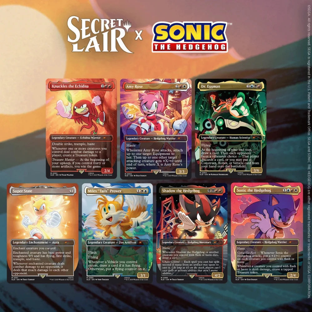 Magic the Gathering: Secret Lair Drop - Secret Lair x Sonic: Friends & Foes - INGLÉS