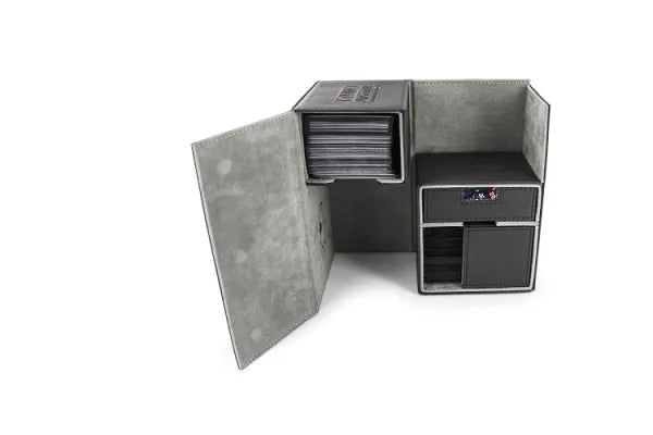 10x Ultimate Guard Twin Flip´n´Tray Deck Case 160+ Standard Size XenoSkin Grey