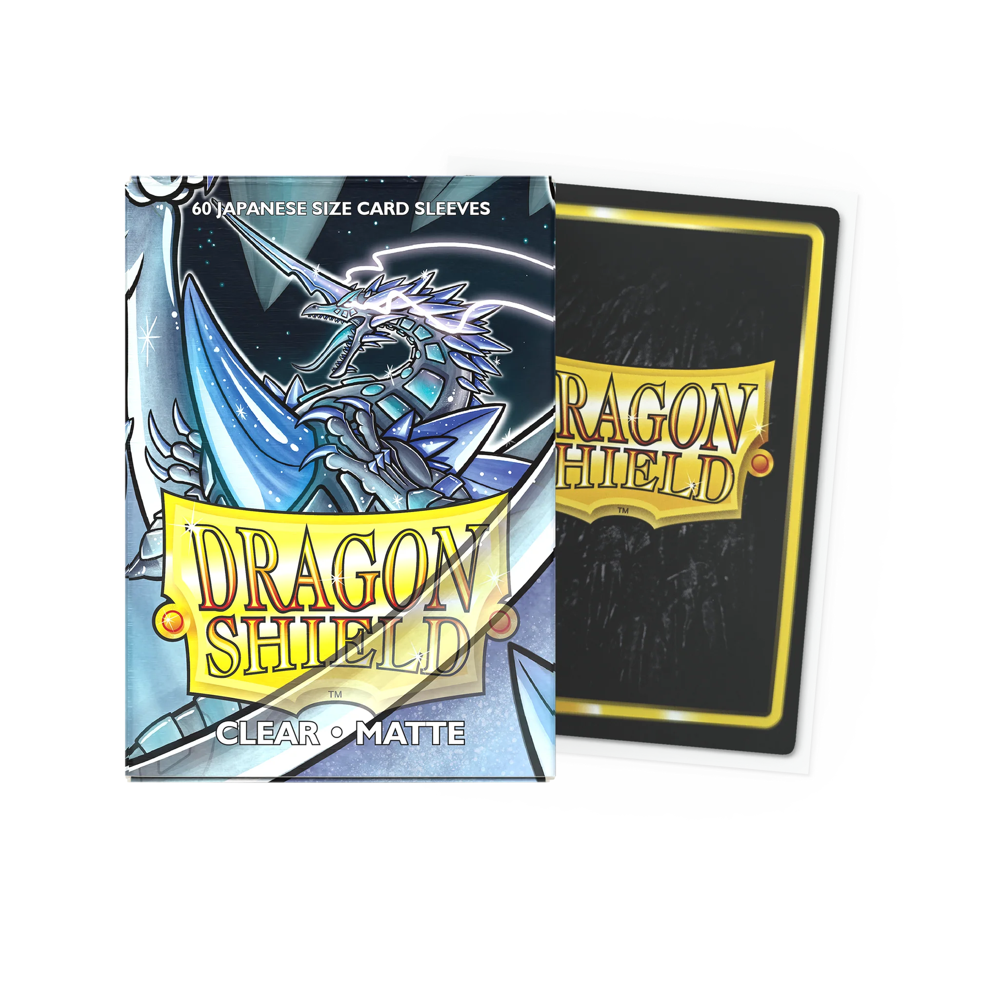 🛡️ Dragon Shield Dual Matte Sleeves - Japanese Size Clear