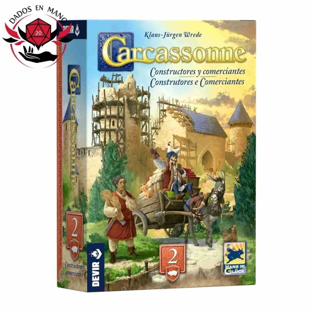 Carcassonne Expansión 2: Constructores y Comerciantes (Tercera Edición) - ESPAÑOL