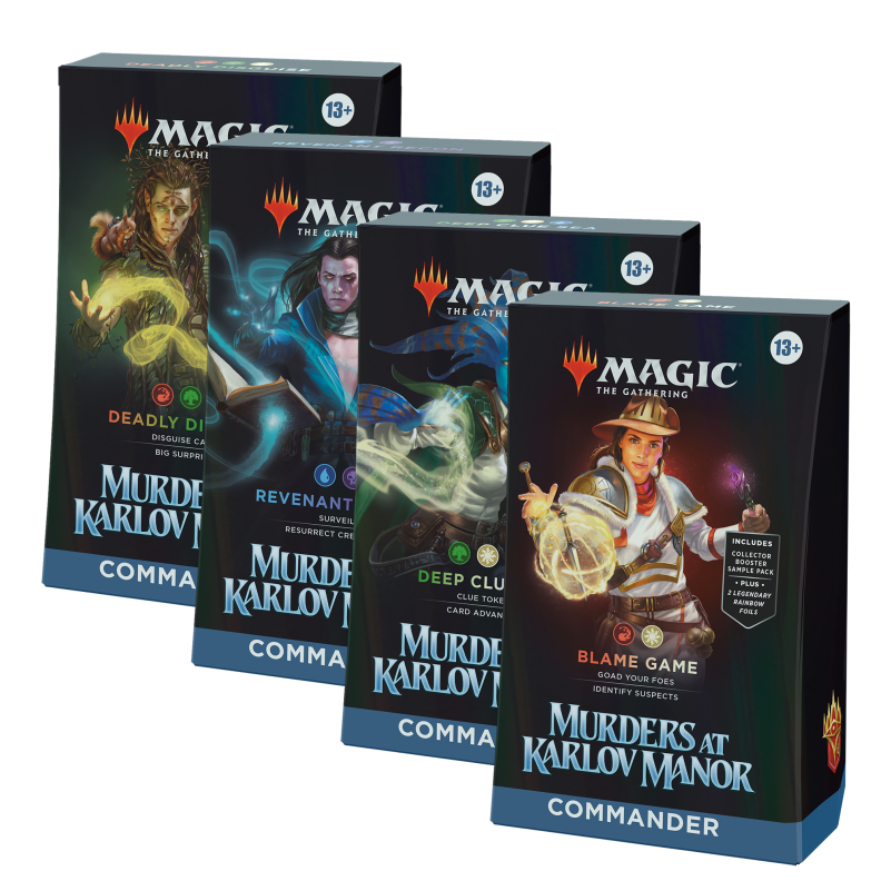 Magic the Gathering: Murders at Karlov Manor Commander Deck CASE - INGLÉS