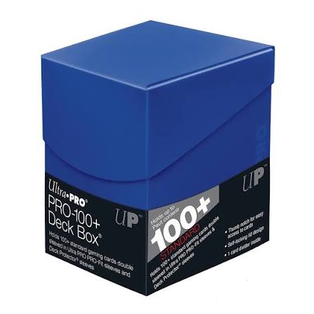 Ultra Pro: Retail Eclipse 100+ Deck Box Assorment 10 per Color Black White Light Blue