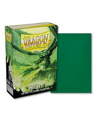 50x Dragonshield: 60ct Dual Matte Sleeves - Japanese Size  Migth