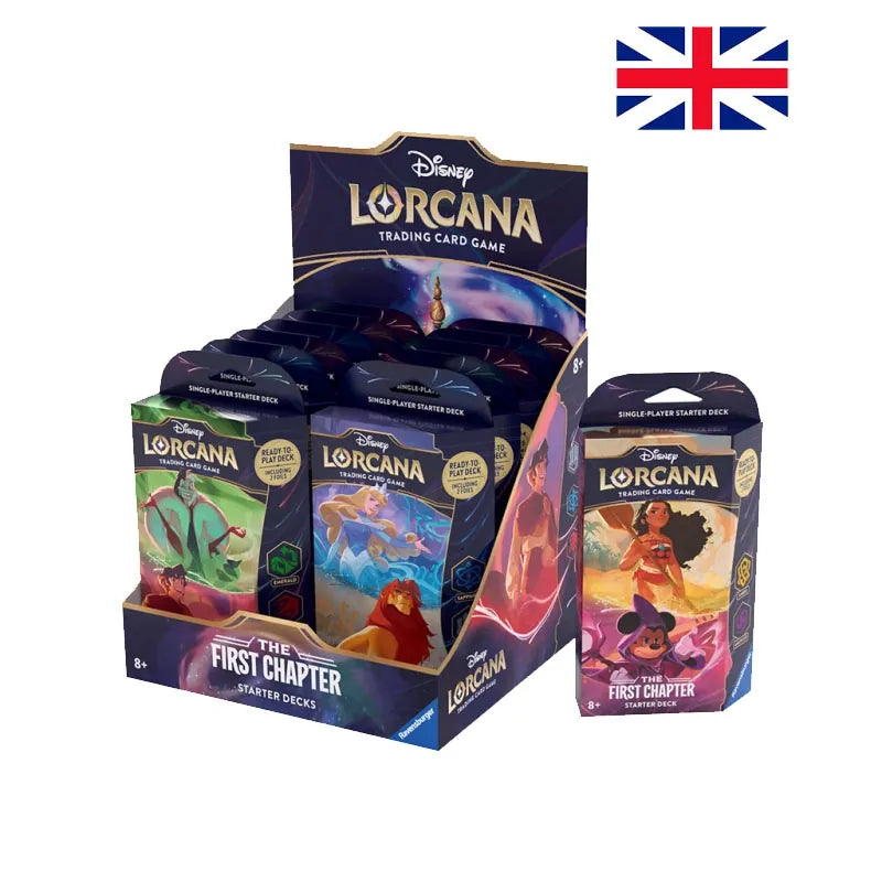 Lorcana: Set 1 – The First Chapter Starter Set 1 Display – Inglés