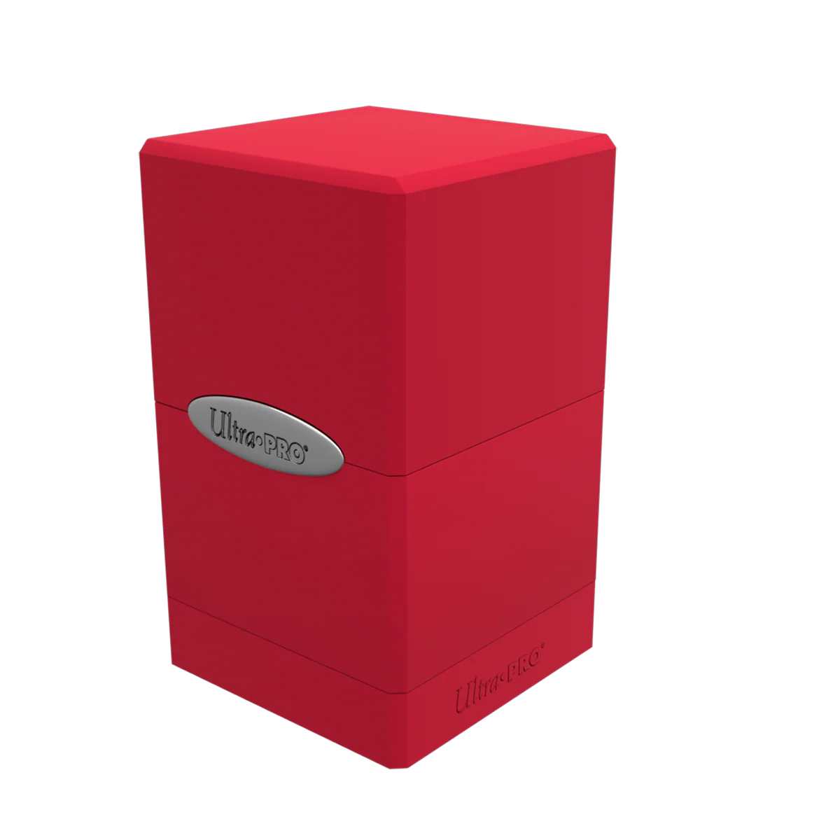 Ultra Pro: Classic Satin Tower Deck Box - Apple Red
