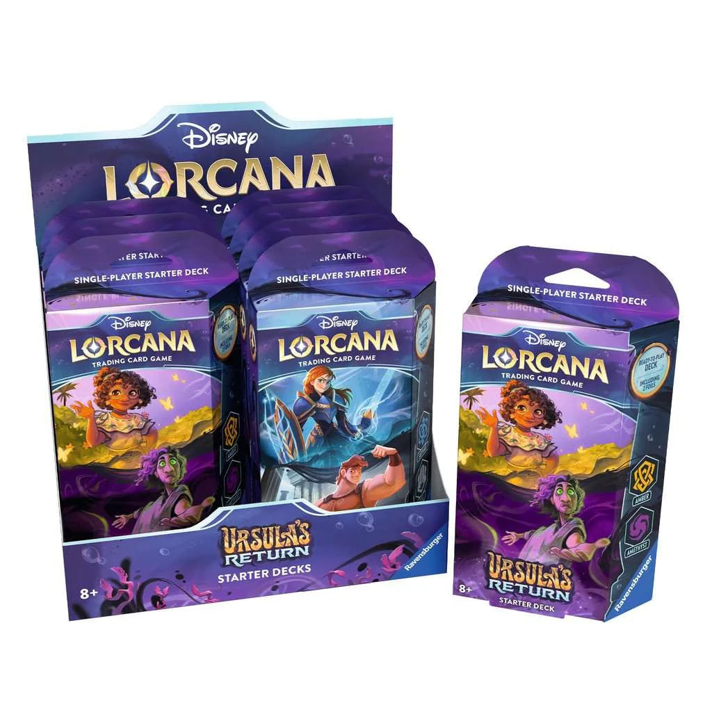Lorcana: Set 4 - Ursula's Return Starter DISPLAY - INGLÉS