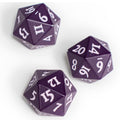 Ultra Pro: Vivid Heavy Metal D20 Dice - Midnight Plum