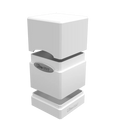 Ultra Pro: Classic Satin Tower Deck Box - Arctic White