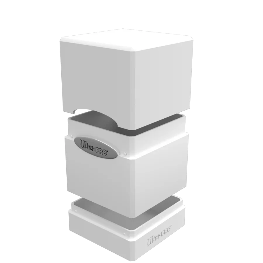 Ultra Pro: Classic Satin Tower Deck Box - Arctic White