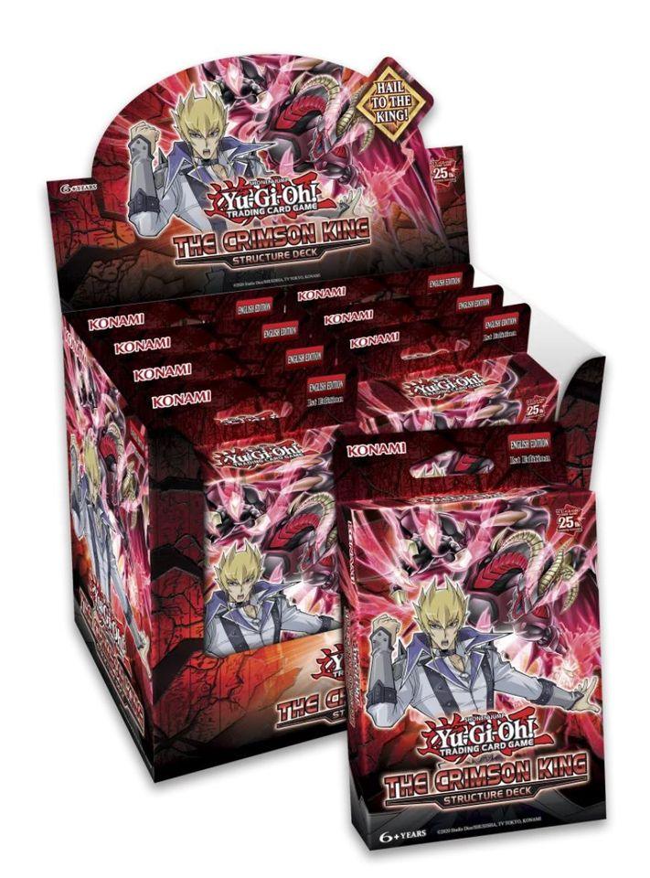 Yu-Gi-Oh! Structure Deck: The Crimson King Display – Inglés